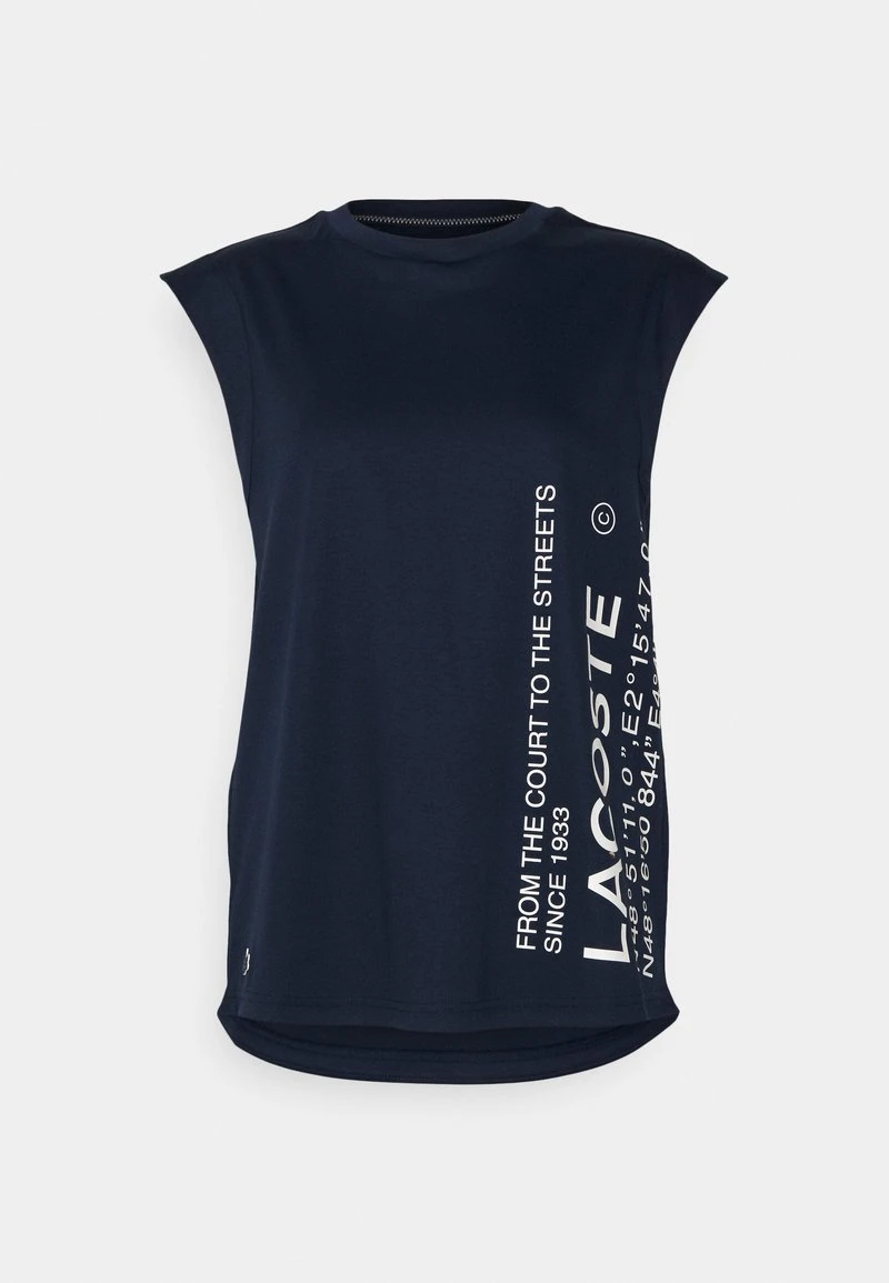 Lacoste Sport TANK ACTIVE - T-Shirt Print - Bleu Marine 8 Lacoste Sport TANK ACTIVE - T-Shirt Print - Bleu Marine – Bild 6