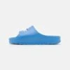 Lacoste CROCO 2.0 - Pantolette Flach - Blu/off White