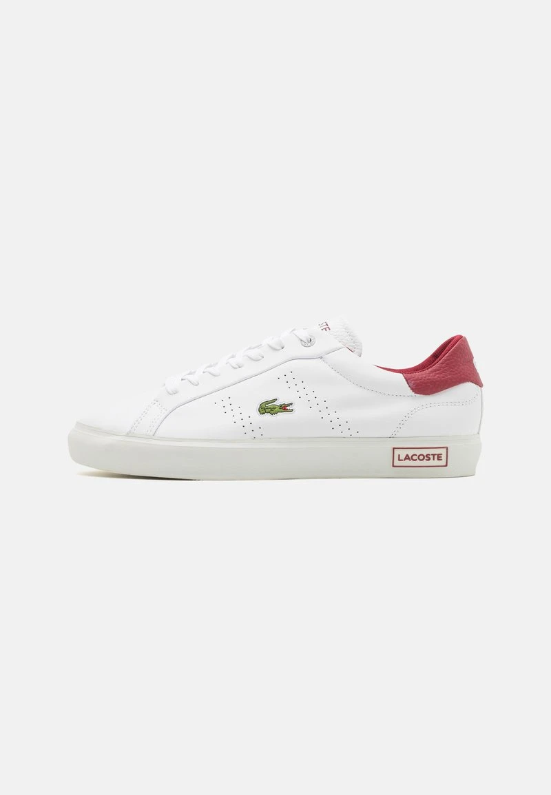Lacoste POWERCOURT 2.0 - Sneaker Low - White/red 3 Lacoste POWERCOURT 2.0 - Sneaker Low - White/red