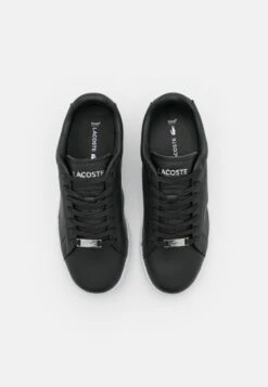 Lacoste CARNABY EVO - Sneaker Low - Black/silver -Lacoste 0d387d2381844a608409ae5509d1066d