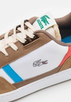 Lacoste T-CLIP - Sneaker Low - Brown/white -Lacoste 0e6489e347cf414cbd54e7cc38a89257