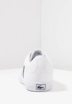 Lacoste LEROND - Sneaker Low - White/red/navy -Lacoste 10410eccbcf24ca29c72becefc4440e7