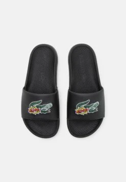 Lacoste CROCO SLIDE - Pantolette Flach - Black 11 Lacoste CROCO SLIDE - Pantolette Flach - Black -Lacoste 11e2b8307b474d329a24eea68465bcec