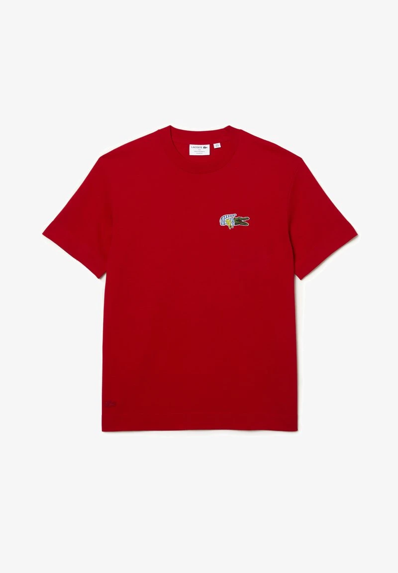 Lacoste T-Shirt Basic - Rouge 7 Lacoste T-Shirt Basic - Rouge – Bild 5