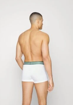 Lacoste 3 PACK - Panties - Silver Chine/white/navy Blue