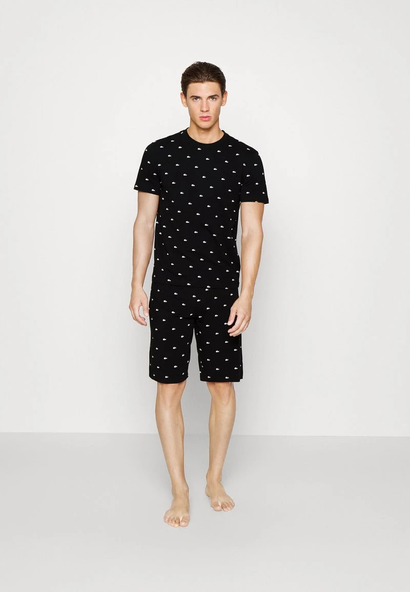 Lacoste SET - Pyjama - Black/white 4 Lacoste SET - Pyjama - Black/white – Bild 2