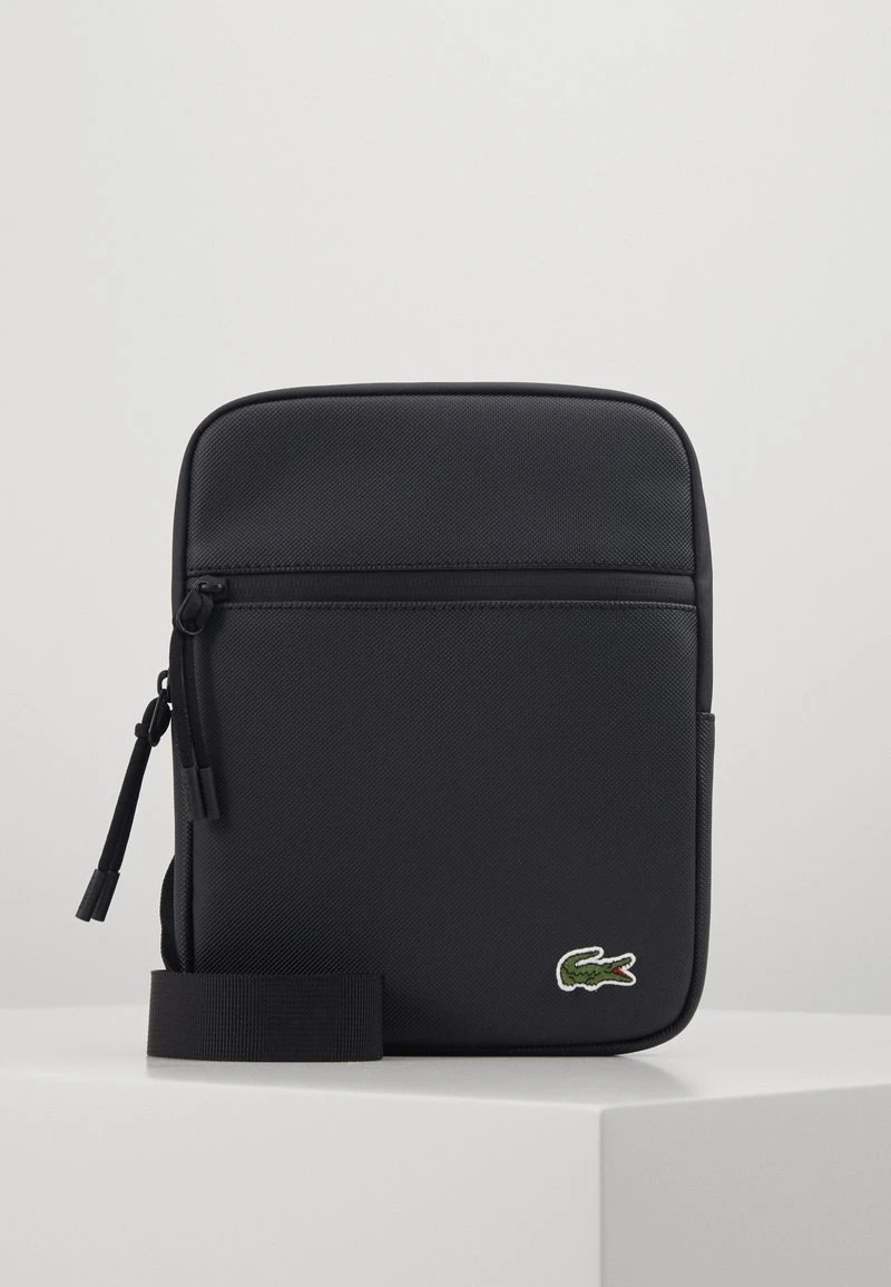 Lacoste FLAT CROSSOVER BAG - Umhängetasche - Noir 7 Lacoste FLAT CROSSOVER BAG - Umhängetasche - Noir – Bild 5