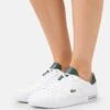 Lacoste POWERCOURT 2.0 - Sneaker Low - White/dark Green