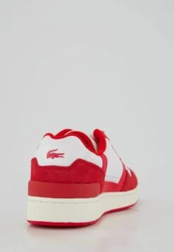 Lacoste T-CLIP BICOLOR - Sneaker Low - Weiss Rot -Lacoste 1b52ccd9d2704712b55991d5cf05dfd3
