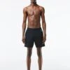 Lacoste Badeshorts - Noir Noir Blanc
