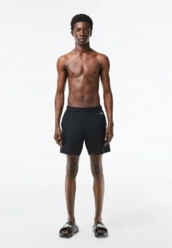 Lacoste Badeshorts - Noir Noir Blanc