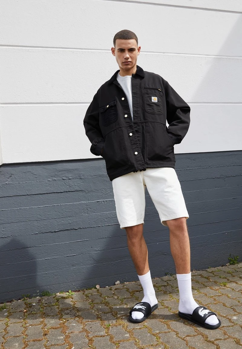 Lacoste CROCO DUALISTE - Pantolette Flach - Black/white 6 Lacoste CROCO DUALISTE - Pantolette Flach - Black/white – Bild 4