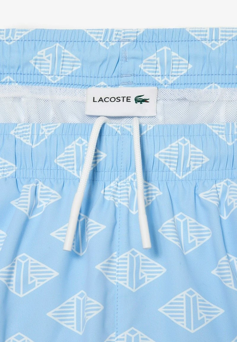 Lacoste Badeshorts - Bleu Blanc 5 Lacoste Badeshorts - Bleu Blanc – Bild 3