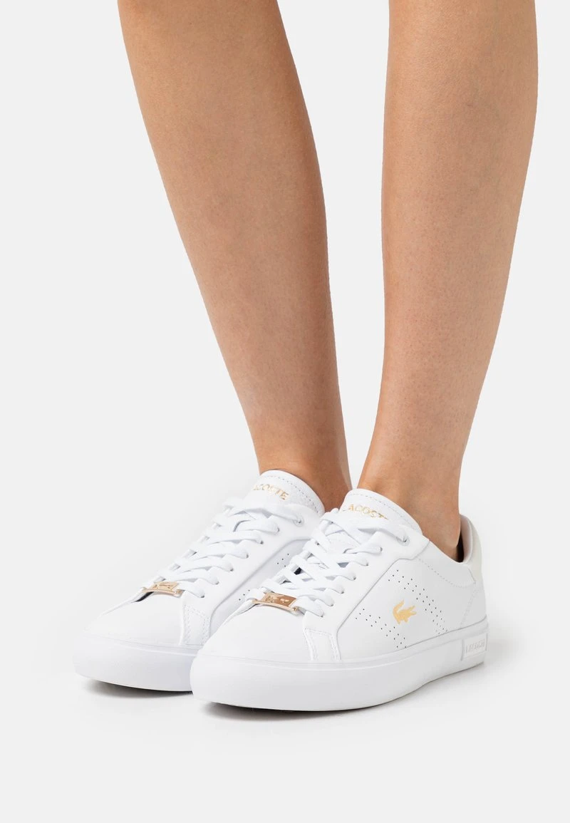 Lacoste POWERCOURT - Sneaker Low - White/gold 3 Lacoste POWERCOURT - Sneaker Low - White/gold