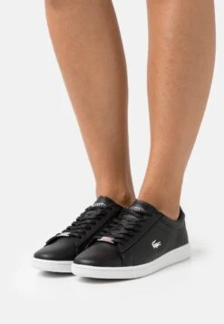 Lacoste CARNABY EVO - Sneaker Low - Black/silver