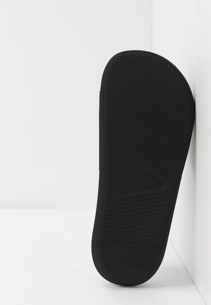 Lacoste CROCO SLIDE - Badesandale - Black/white 7 Lacoste CROCO SLIDE - Badesandale - Black/white – Bild 5