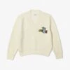 Lacoste Strickpullover - Blanc 1 Lacoste Strickpullover - Blanc -Lacoste 28afa7a1bc26455c95c8225e42e98719