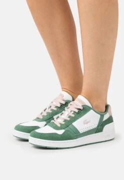 Lacoste T-CLIP - Sneaker Low - White/light Pink