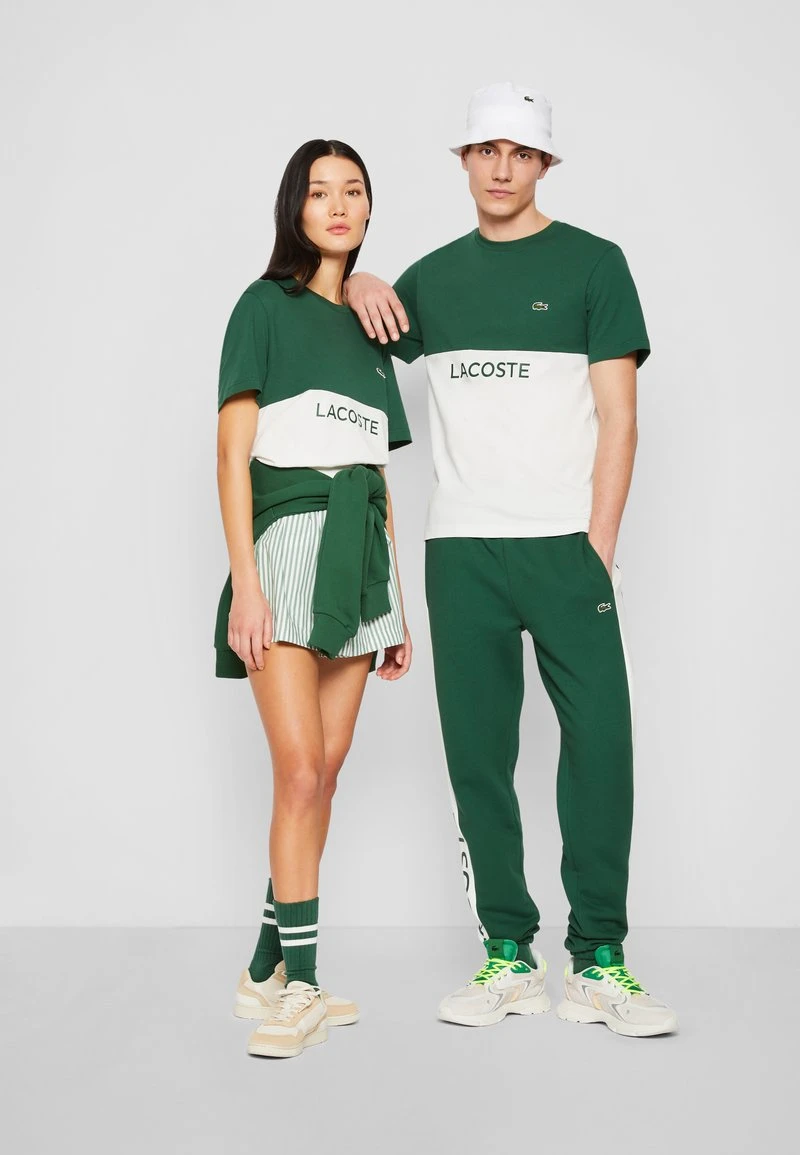 Lacoste T-Shirt Print - Green/flour 3 Lacoste T-Shirt Print - Green/flour