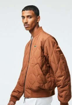 Lacoste Bomberjacke - Bleu Marine Marron Clair -Lacoste 2e81777ac9e14fd1912fbd32b9f3fcb8