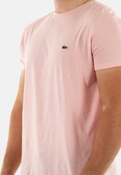 Lacoste T-Shirt Basic - Rose 10 Lacoste T-Shirt Basic - Rose -Lacoste 2f47f1bdeb3b41639339211bcac0ab01