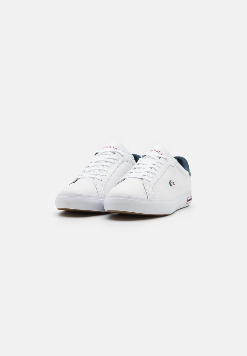 Lacoste POWERCOURT - Sneaker Low - White/navy/red 4 Lacoste POWERCOURT - Sneaker Low - White/navy/red – Bild 2