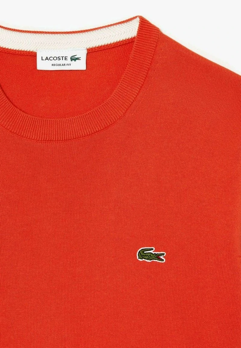 Lacoste Strickpullover - Orange 8 Lacoste Strickpullover - Orange – Bild 6