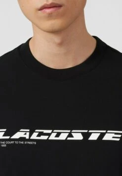 Lacoste T-Shirt Print - Noir 10 Lacoste T-Shirt Print - Noir -Lacoste 333388d27c614f36a1490179bc4adce6