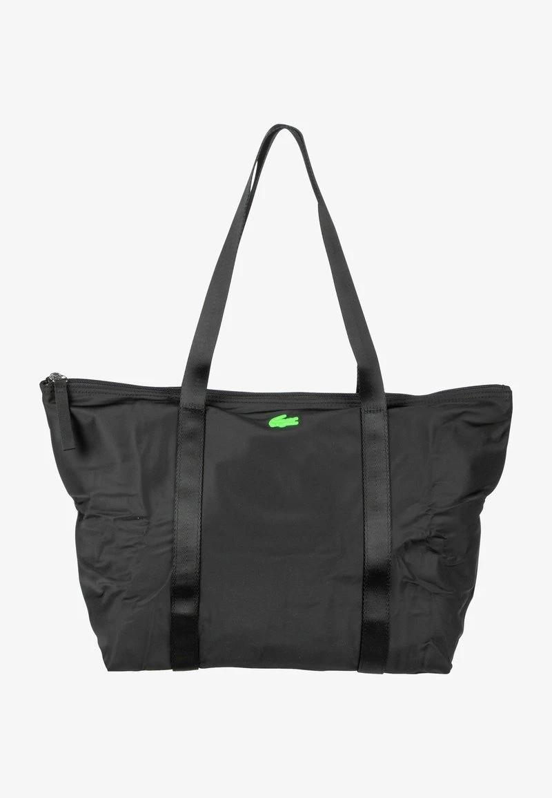 Lacoste Shopping Bag - Black Neon Green 3 Lacoste Shopping Bag - Black Neon Green