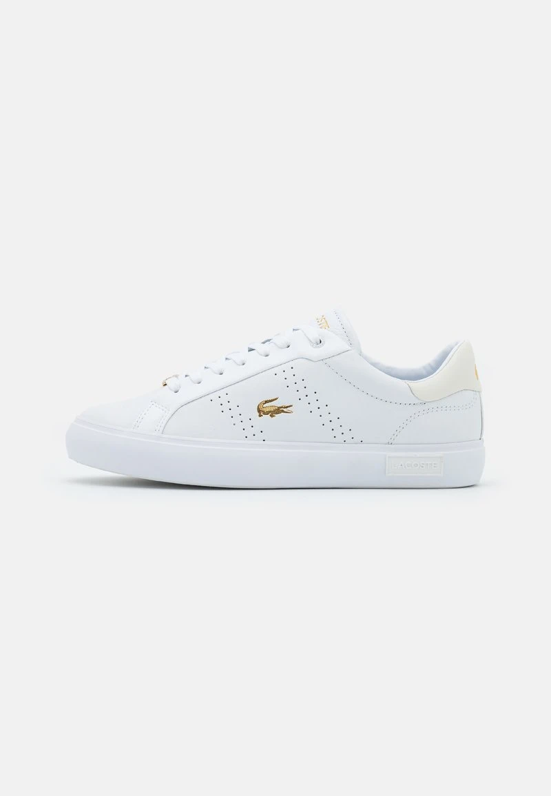 Lacoste POWERCOURT - Sneaker Low - White/gold 4 Lacoste POWERCOURT - Sneaker Low - White/gold – Bild 2