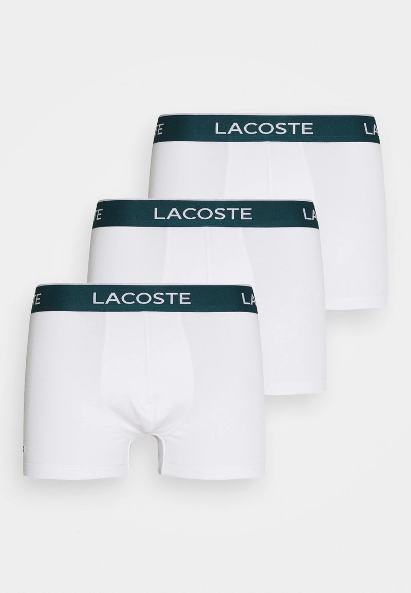 Lacoste 3 PACK - Panties - White 3 Lacoste 3 PACK - Panties - White