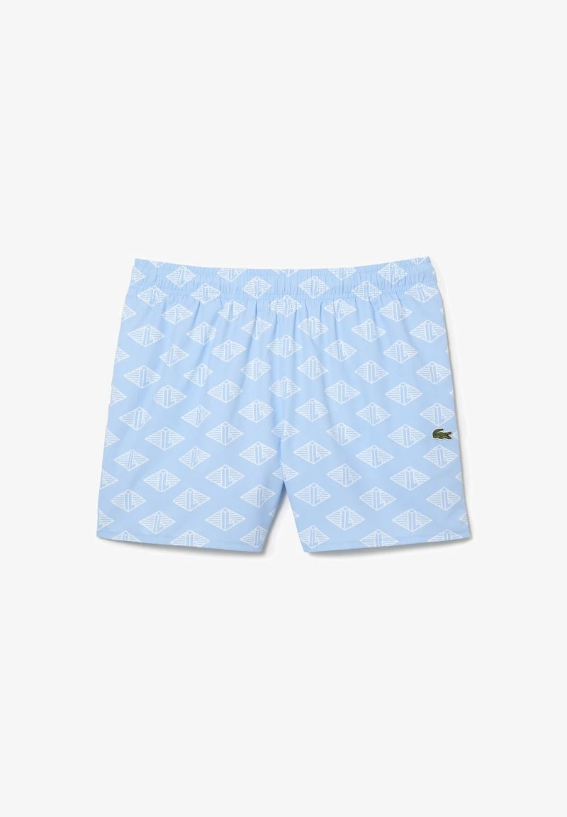 Lacoste Badeshorts - Bleu Blanc 3 Lacoste Badeshorts - Bleu Blanc