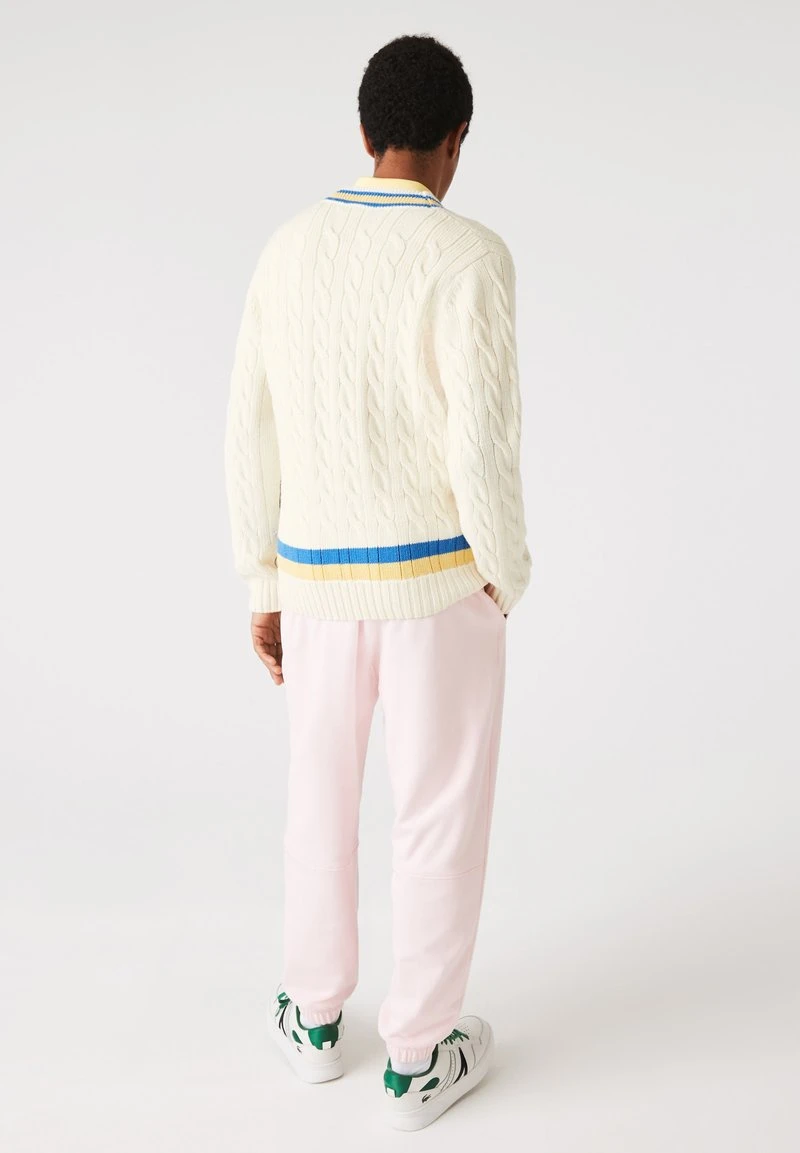 Lacoste Strickpullover - Flour/yellow-marina 4 Lacoste Strickpullover - Flour/yellow-marina – Bild 2