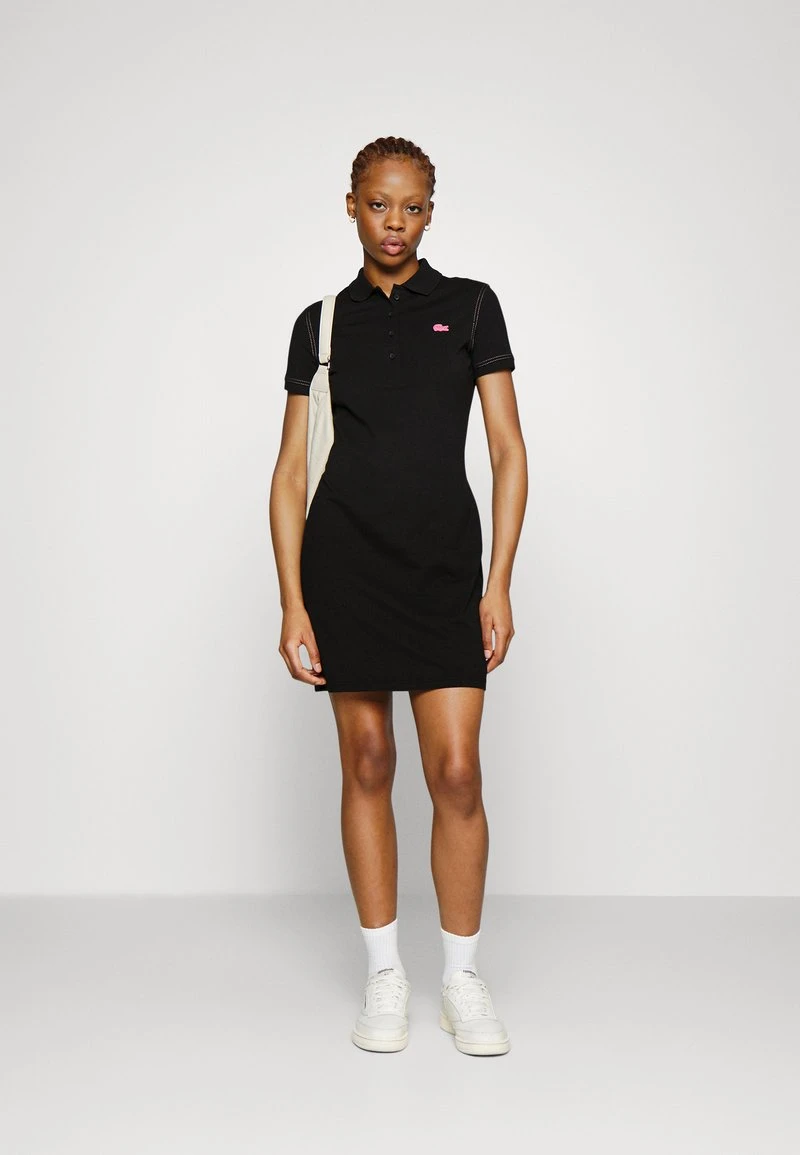 Lacoste POLO MIDI DRESS - Blusenkleid - Black 4 Lacoste POLO MIDI DRESS - Blusenkleid - Black – Bild 2