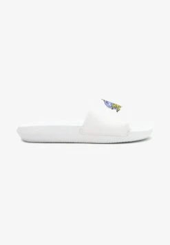 Lacoste CROCO SLIDE 222 2 SFA - Pantolette Flach - White/green 12 Lacoste CROCO SLIDE 222 2 SFA - Pantolette Flach - White/green -Lacoste 3c5b940f3a824b31abd264032d335038 1