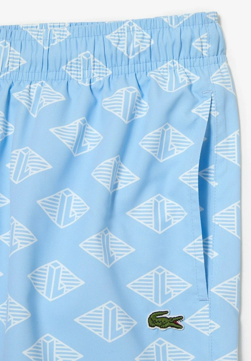 Lacoste Badeshorts - Bleu Blanc 4 Lacoste Badeshorts - Bleu Blanc – Bild 2