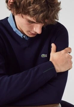 Lacoste Strickpullover - Navy Blau -Lacoste 3cedc95cd25b491b9bb25b234ce9363c