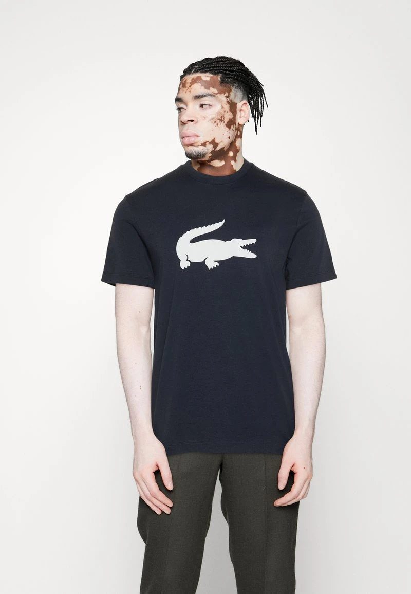 Lacoste T-Shirt Print - Blue Night 3 Lacoste T-Shirt Print - Blue Night