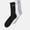 Lacoste 3 PACK - Socken - Silver Chine/white/black 1 Lacoste 3 PACK - Socken - Silver Chine/white/black -Lacoste 4d62294b1eeb48aaa90f08f9333ce5c5 1