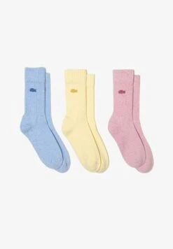 Lacoste 4 PACK - Socken - Bleu Marine Rouge Beige Turquoise -Lacoste 52b0e4d1ff9c4d7f9a1fa155547c57d4
