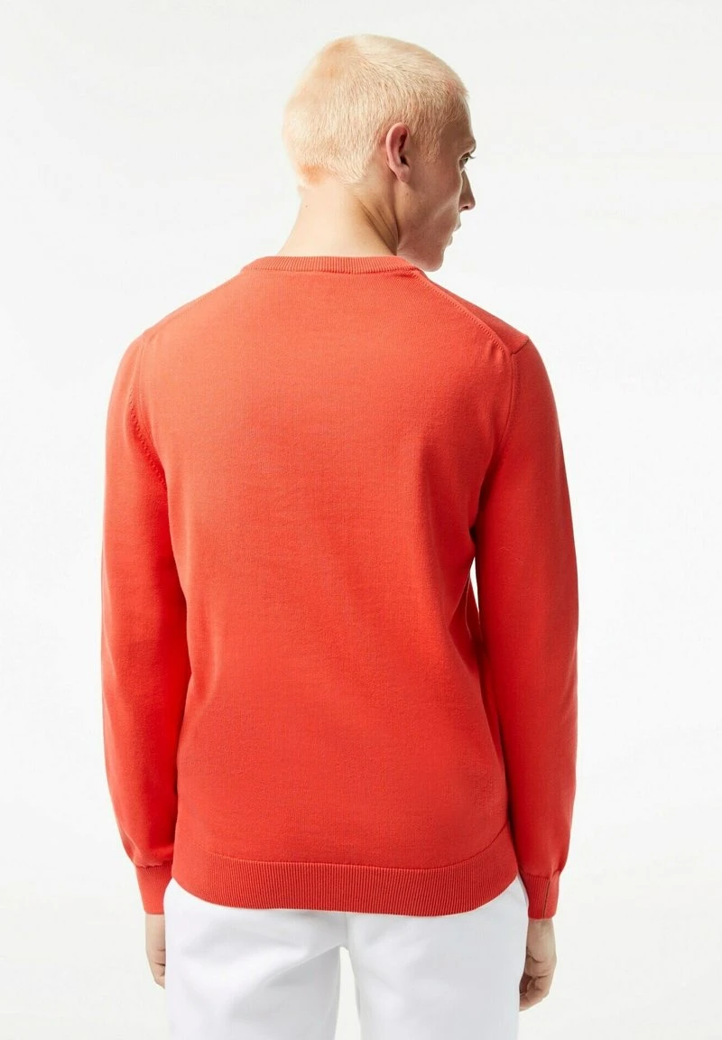 Lacoste Strickpullover - Orange 5 Lacoste Strickpullover - Orange – Bild 3