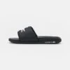 Lacoste CROCO DUALISTE - Pantolette Flach - Black/white 2 Lacoste CROCO DUALISTE - Pantolette Flach - Black/white -Lacoste 544b1a39349a4dbdb282fc83cf738319