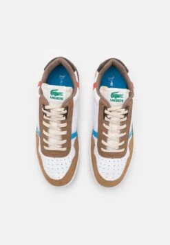 Lacoste T-CLIP - Sneaker Low - Brown/white -Lacoste 5642a49c5e5c479eb4936b909069b8b3