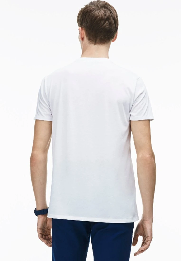 Lacoste T-Shirt Basic - Blanc 4 Lacoste T-Shirt Basic - Blanc – Bild 2