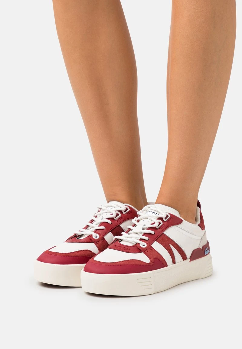 Lacoste Sneaker Low - White/burg 3 Lacoste Sneaker Low - White/burg