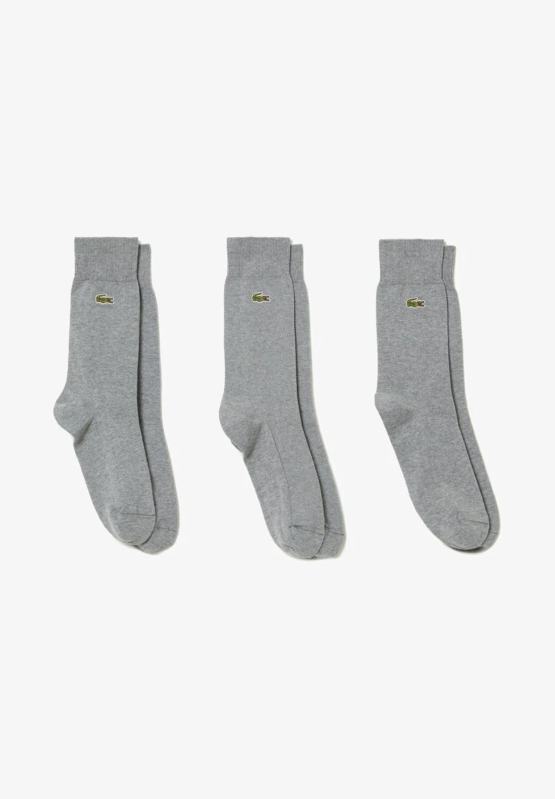 Lacoste 3 PACK SET - Socken - Gris Chine 3 Lacoste 3 PACK SET - Socken - Gris Chine