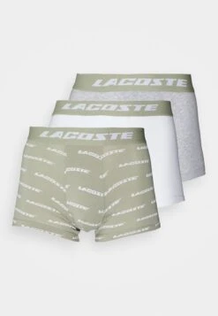 Lacoste 3PACK - Panties - Lychen Khaki/silver Chine 12 Lacoste 3PACK - Panties - Lychen Khaki/silver Chine -Lacoste 63aaf83d550e4e449926fea5cdc28c4f