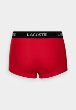 Lacoste 3 PACK - Panties - Black/grey/red -Lacoste 64c43c5287ef452dbf2b317e678e661e