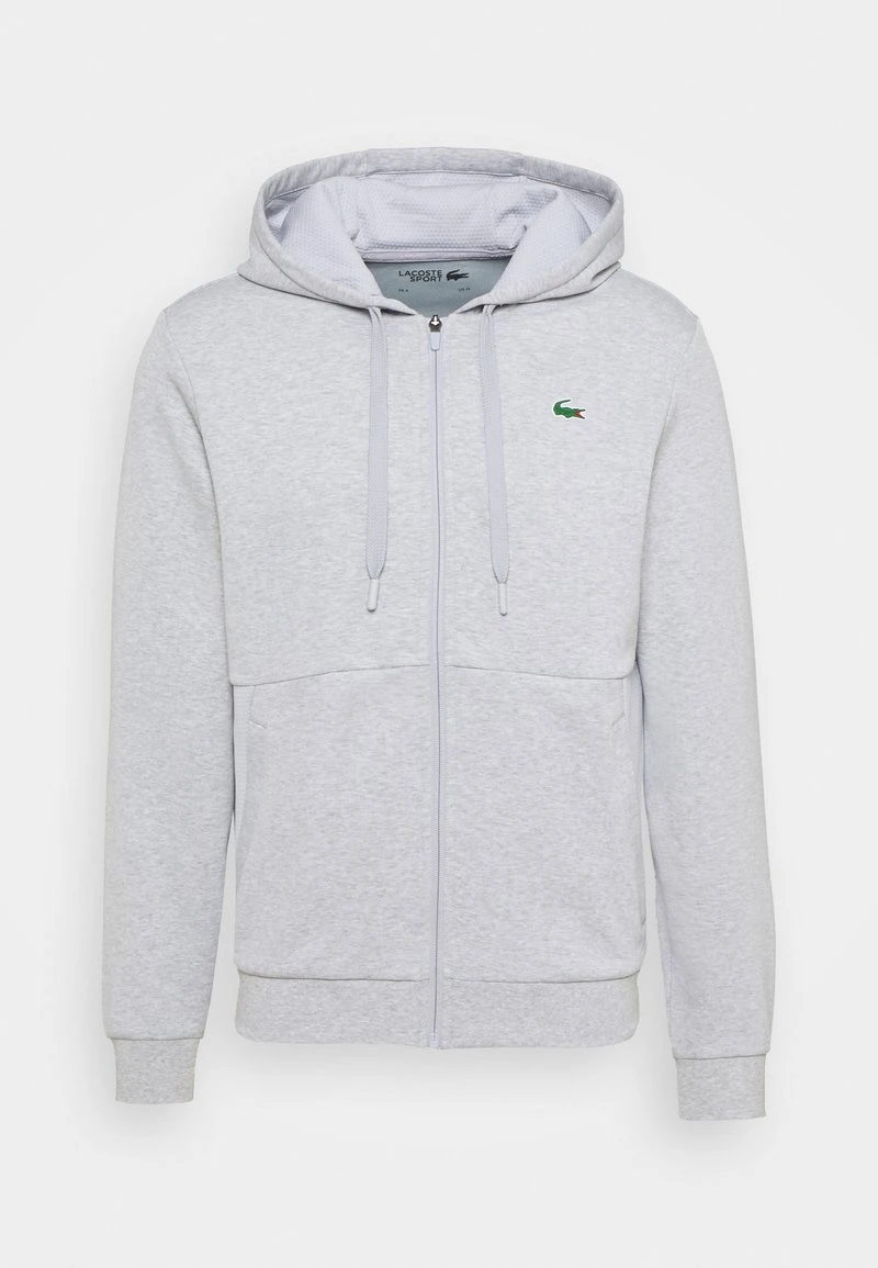 Lacoste Sport HODDED JACKET - Sweatjacke - Silver Chine/elephant Grey 6 Lacoste Sport HODDED JACKET - Sweatjacke - Silver Chine/elephant Grey – Bild 4