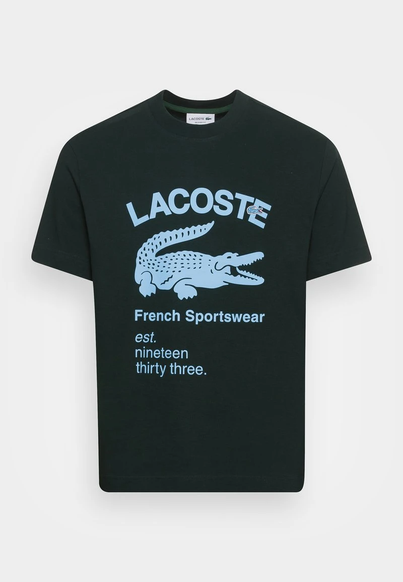 Lacoste T-Shirt Print - Gris Chine 7 Lacoste T-Shirt Print - Gris Chine – Bild 5